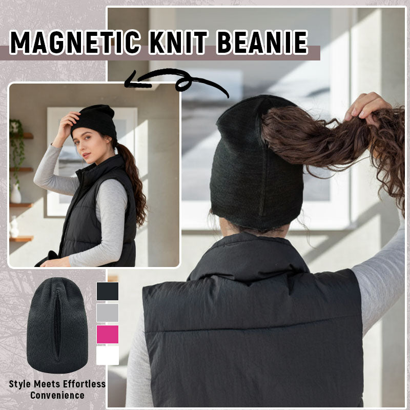đ§Č Magnetisk stickad mössa â Stil möter enkel bekvĂ€mlighet