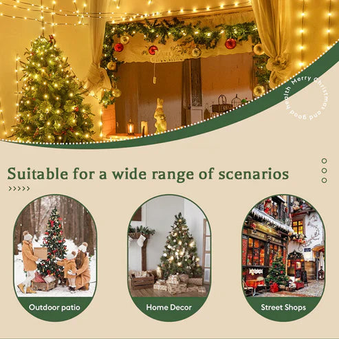 Kettenleuchte aus Kupferdraht mit Feuerwerkskörper-Motiv