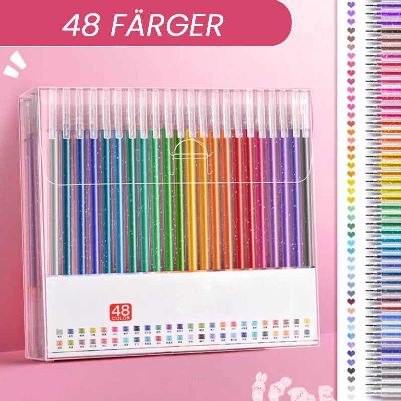 đ2025 Rea nuâMetallisk, vibrerande, glittrande och fĂ€rgglad penna/đ2025 Hot Sale NowâMetallic Vibrant Sparkle Colorful Pen