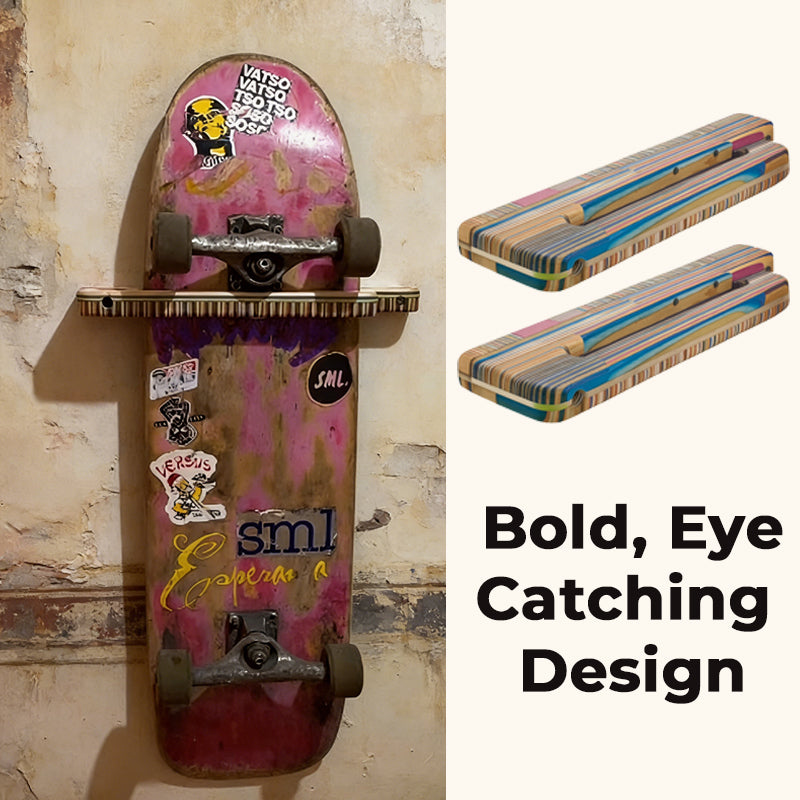 Étagère murale pour skateboard
