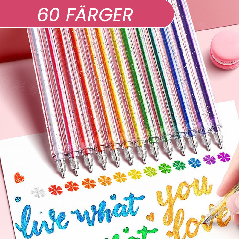 đ2025 Rea nuâMetallisk, vibrerande, glittrande och fĂ€rgglad penna/đ2025 Hot Sale NowâMetallic Vibrant Sparkle Colorful Pen