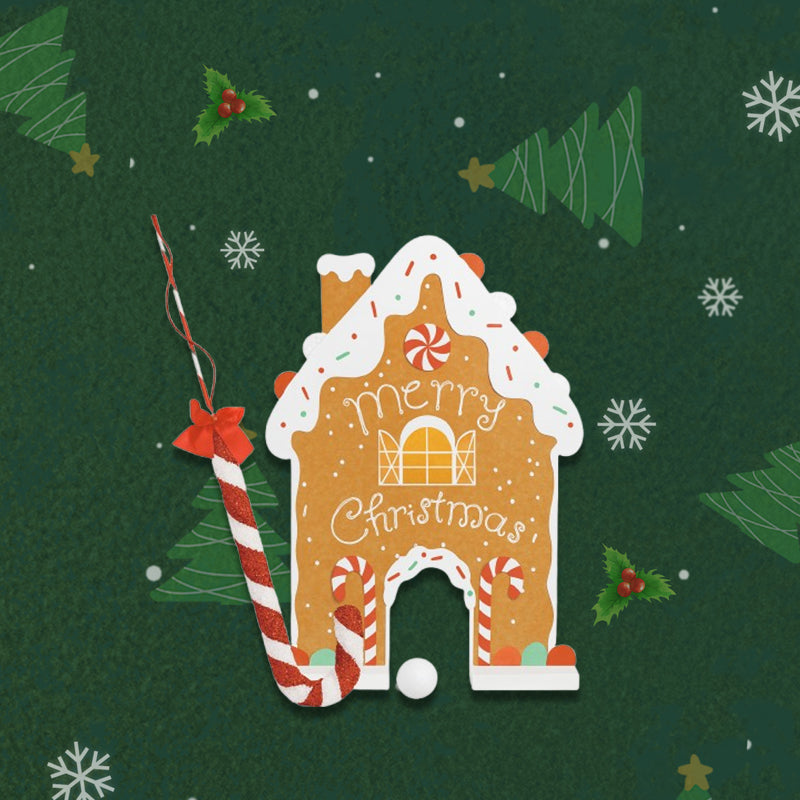 🎁Ensemble de jeu de golf en pain d'épice