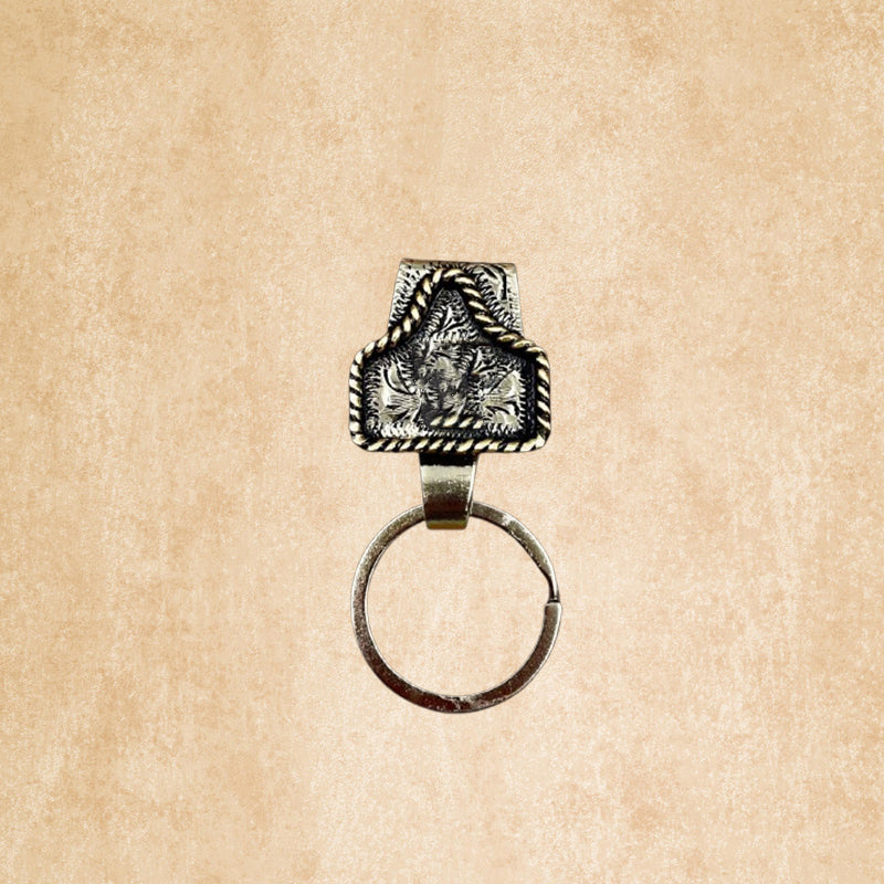Porte-clés lettre vintage