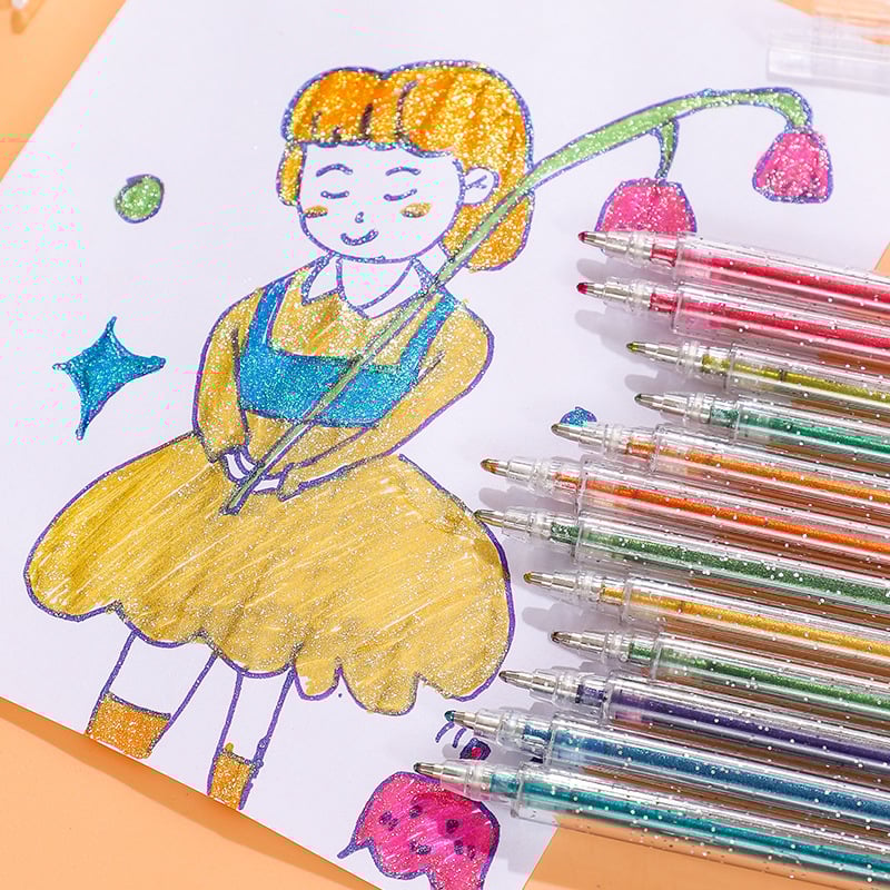 đ2025 Rea nuâMetallisk, vibrerande, glittrande och fĂ€rgglad penna/đ2025 Hot Sale NowâMetallic Vibrant Sparkle Colorful Pen