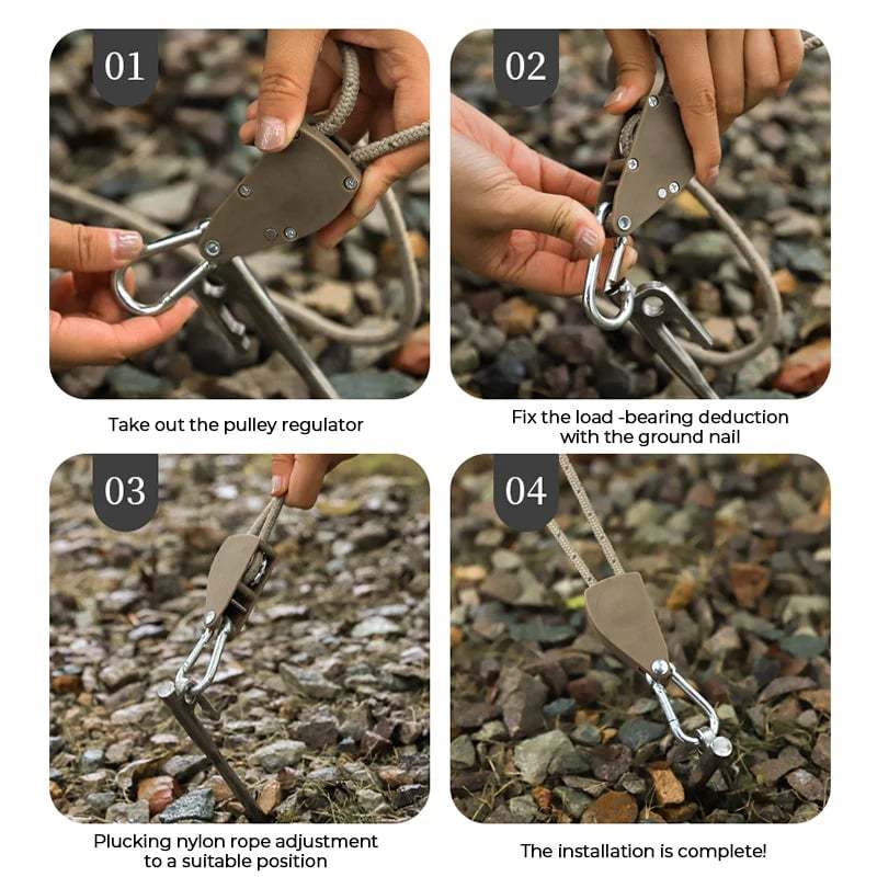 đ„49% OFF TODAY ONLYđ„ Portable Adjustable Fix Camping Rope