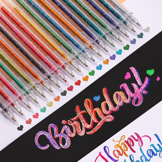 🎁2025 Rea nu—Metallisk, vibrerande, glittrande och färgglad penna/🎁2025 Hot Sale Now—Metallic Vibrant Sparkle Colorful Pen
