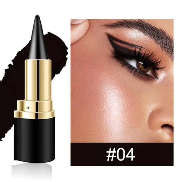 Ensemble de 4 stylos eyeliner gel waterproof : anti-bavures, longue tenue, mat et nacré