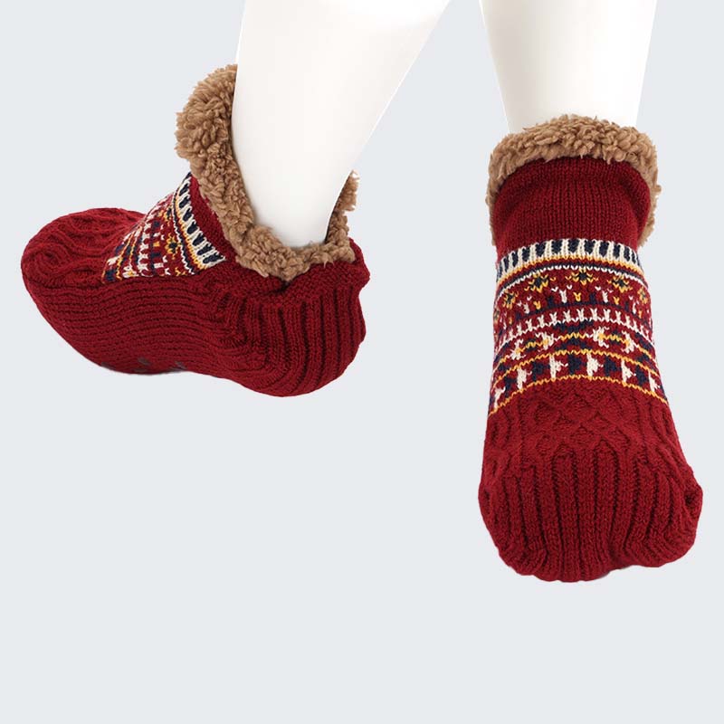 🧦 Jacquardgolvsockor – Mysig värme för varje steg