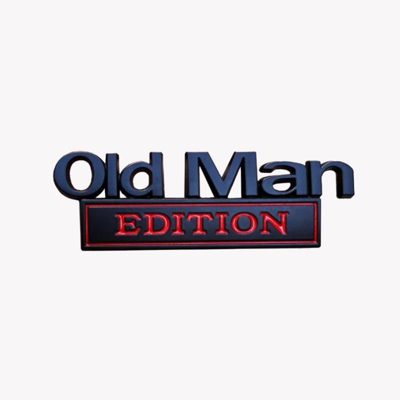 🚗 Old Man Edition - Bilemblem