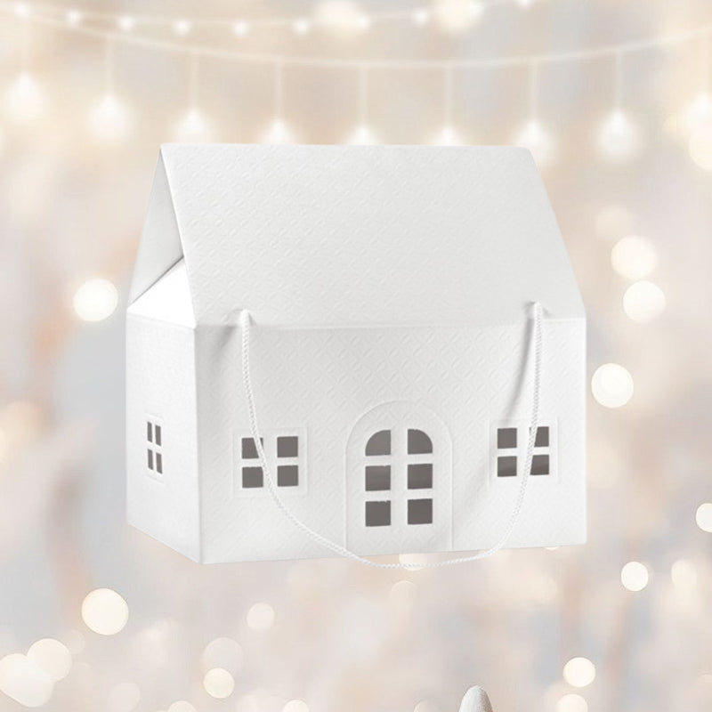 Boîte Cadeau Maison de Noël – Emballage Festif Décoratif pour Petits Cadeaux