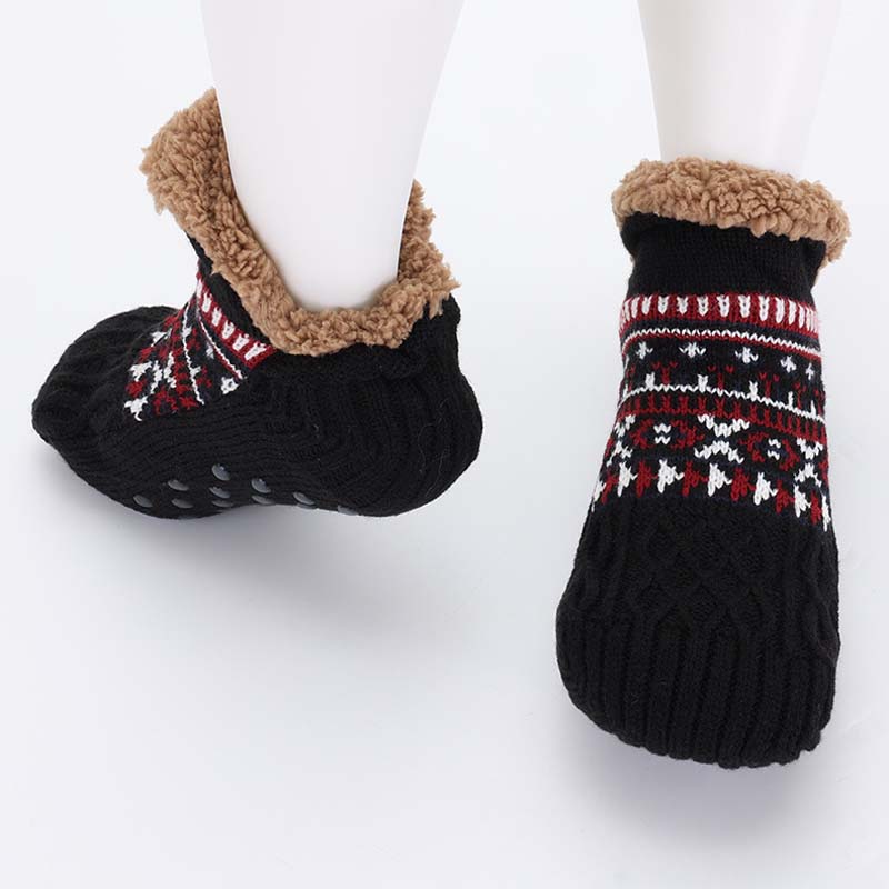 🧦 Jacquardgolvsockor – Mysig värme för varje steg