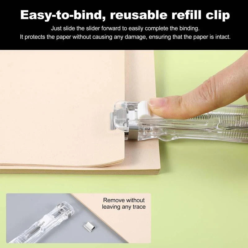 Classeur à Clips Réutilisable pour Documents – Sans Perforation