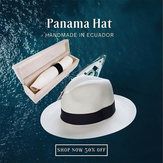 🌿Klassisk Panamahatt – Handgjord i Ecuador