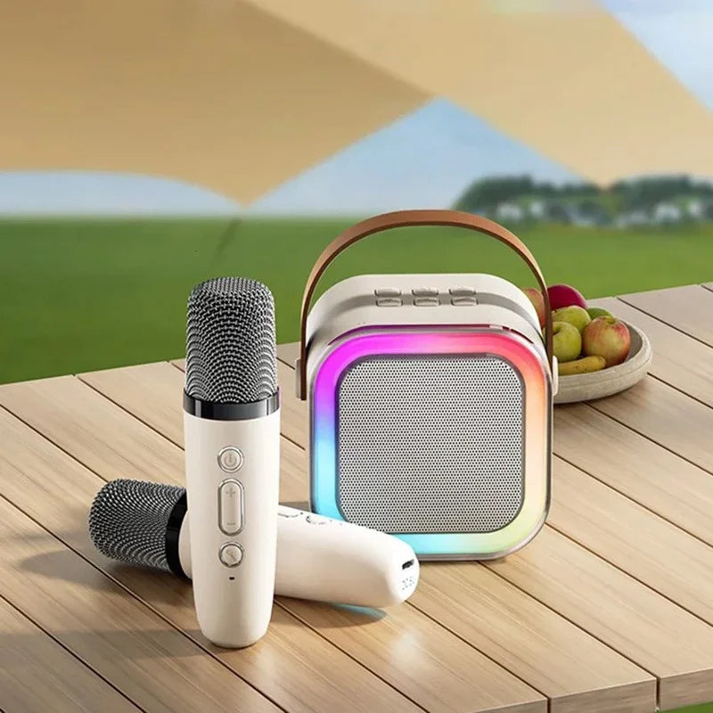 🧸 Minikaraokemaskin med trådlös mikrofon