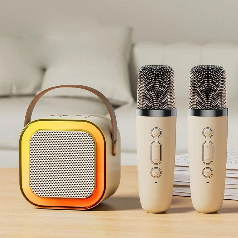 🧸 Minikaraokemaskin med trådlös mikrofon