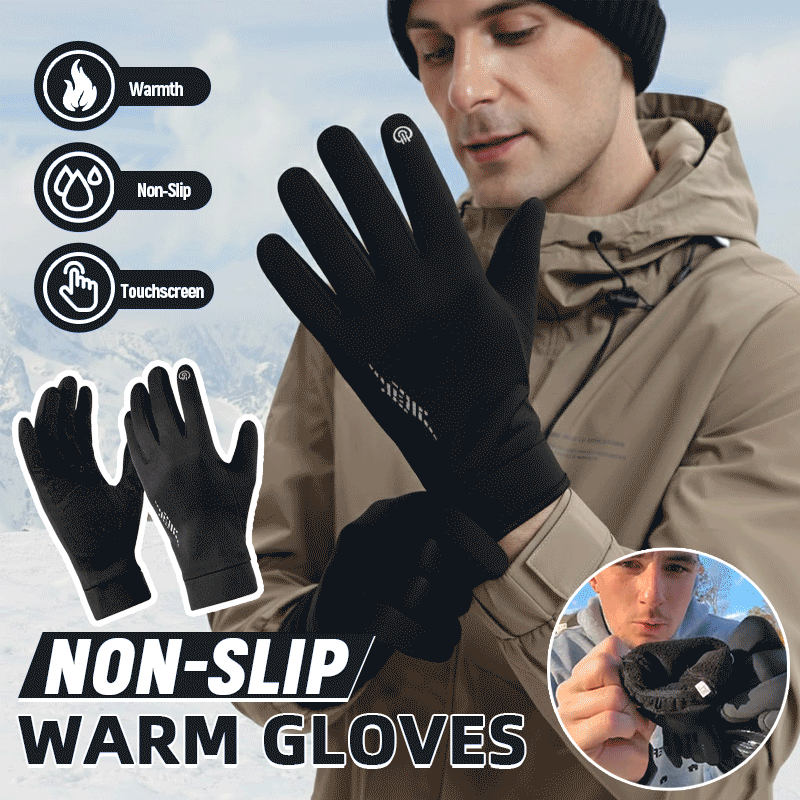 Gants chauds antidérapants