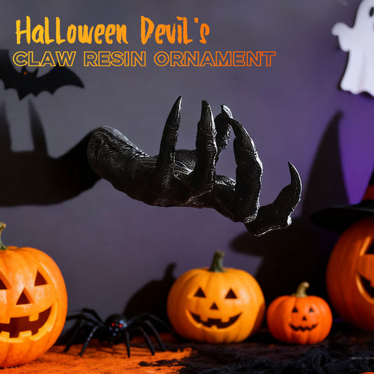 Halloween Djävulens Klo Resinprydnad