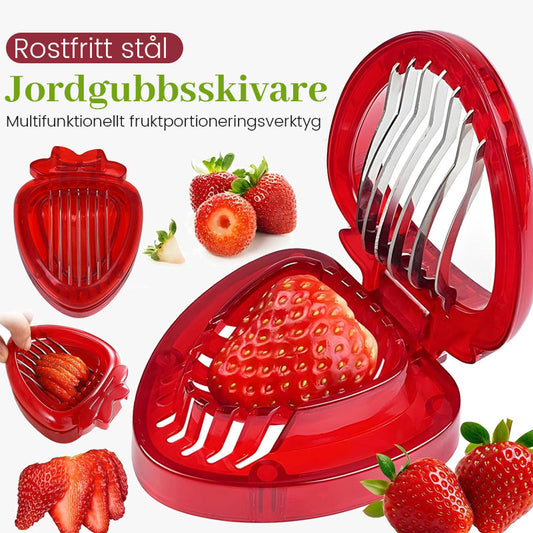 Rostfritt stål jordgubbsskivare