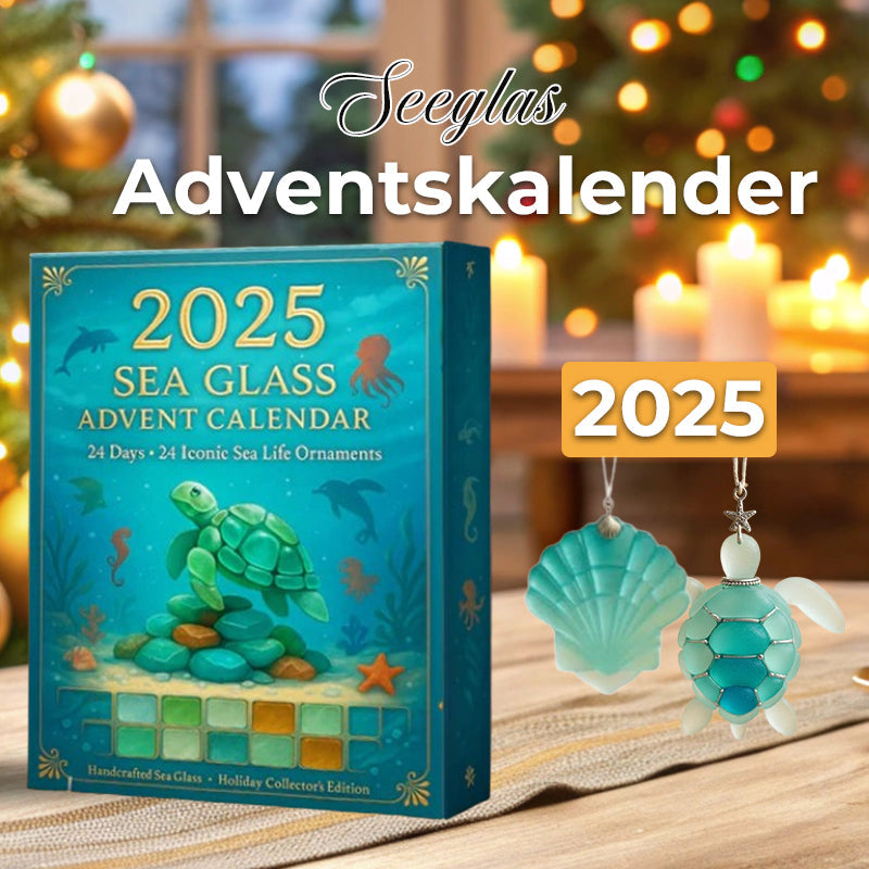 🐚✨ Calendrier de l'Avent 2025 en verre de mer