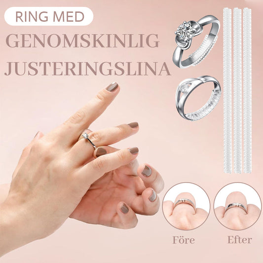 Osynlig komfortringstorlekstrådhylsa