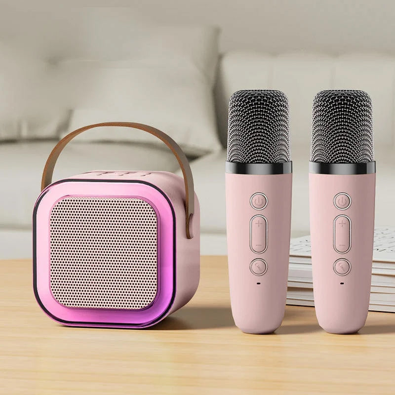 🧸 Minikaraokemaskin med trådlös mikrofon