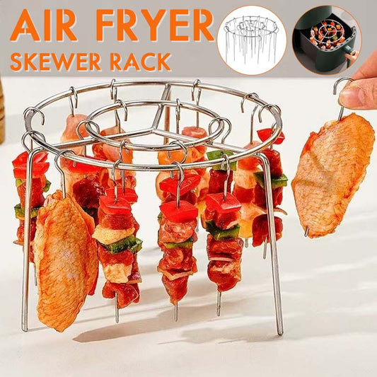 🔥 Grillspett för airfryer | 360° jämn tillagning, krispigt och saftigt! 🍢