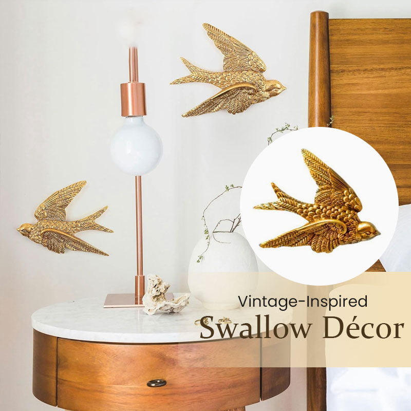 Décoration hirondelles d'inspiration vintage – Là où les histoires prennent leur envol🍃