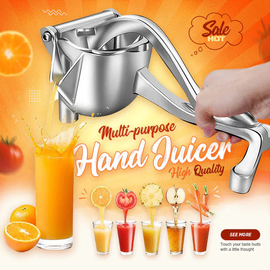 Multifunktionell handjuicepress