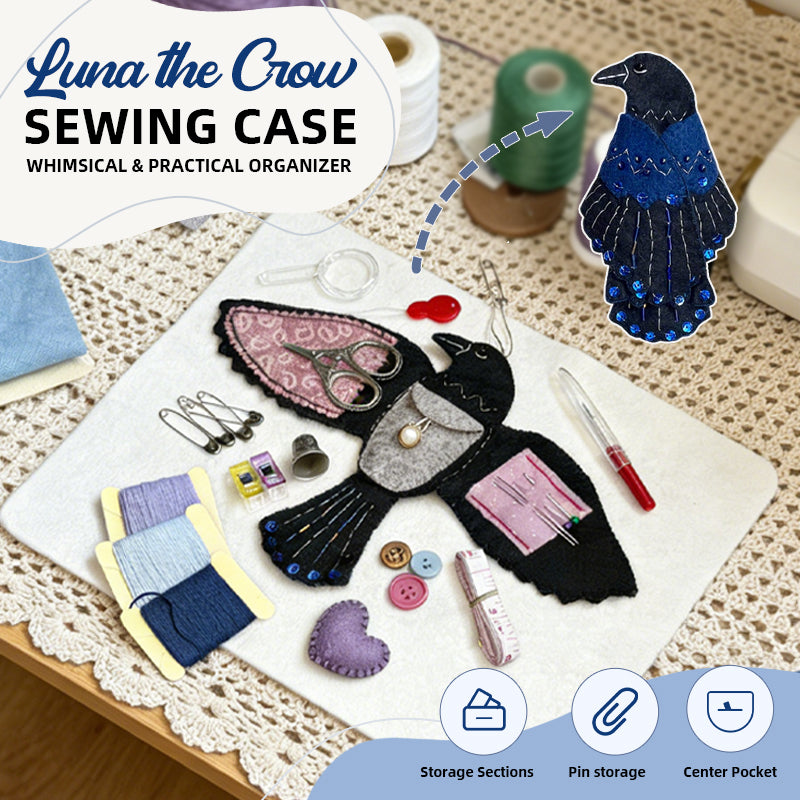 Trousse à couture Luna le Corbeau