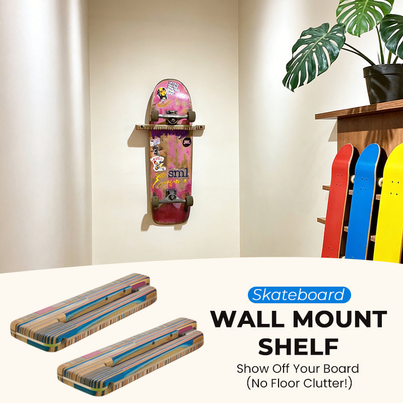 Étagère murale pour skateboard