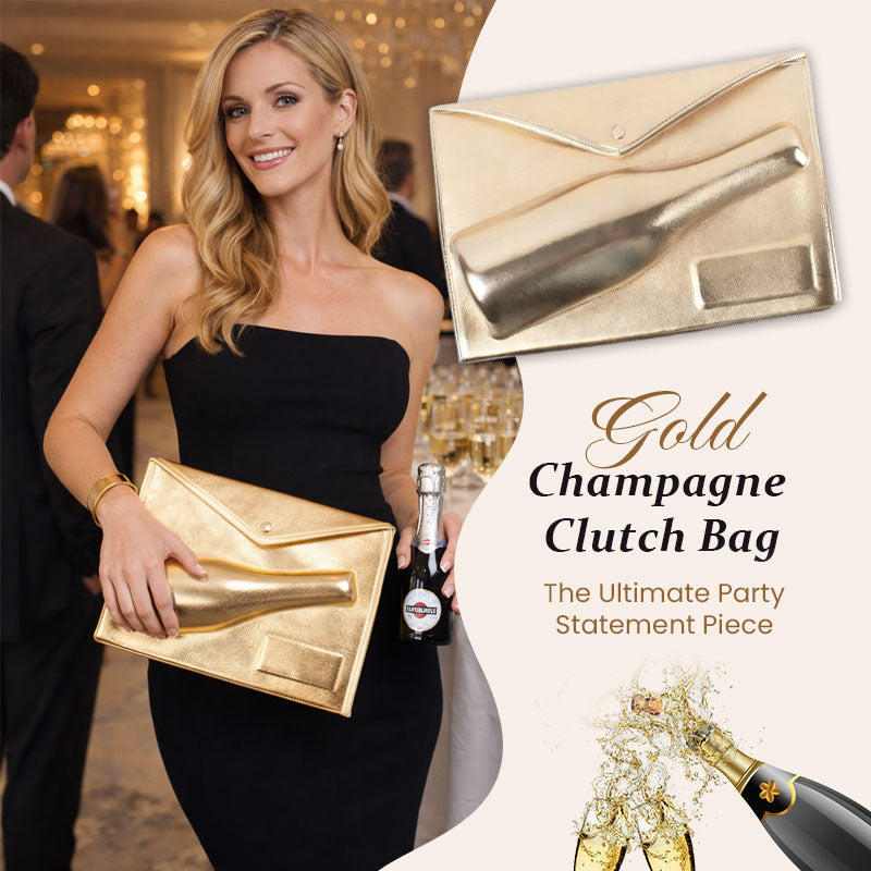 Le sac à champagne doré « idéal pour lancer une soirée » 🍾