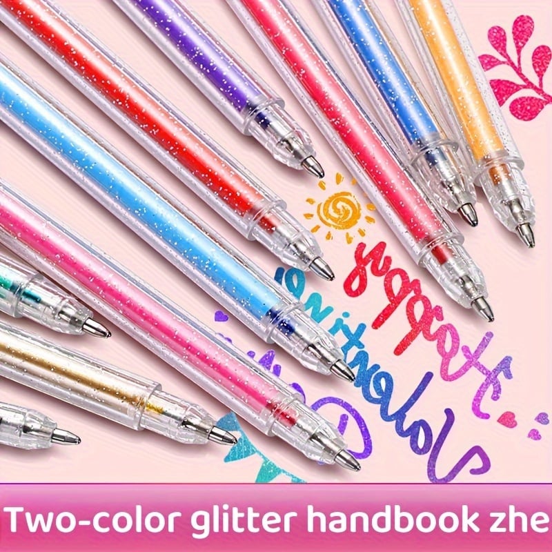 🎁2025 Rea nu—Metallisk, vibrerande, glittrande och färgglad penna/🎁2025 Hot Sale Now—Metallic Vibrant Sparkle Colorful Pen