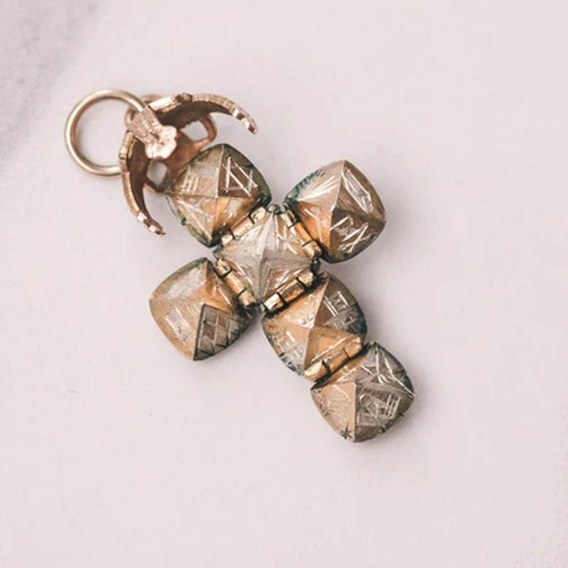 Pendentif sphérique miniature maçonnique transformable