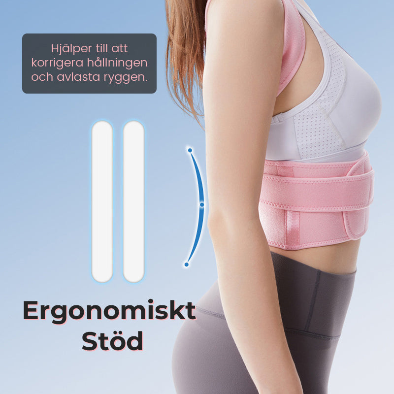 Ryggställningskorrigeringsbälte