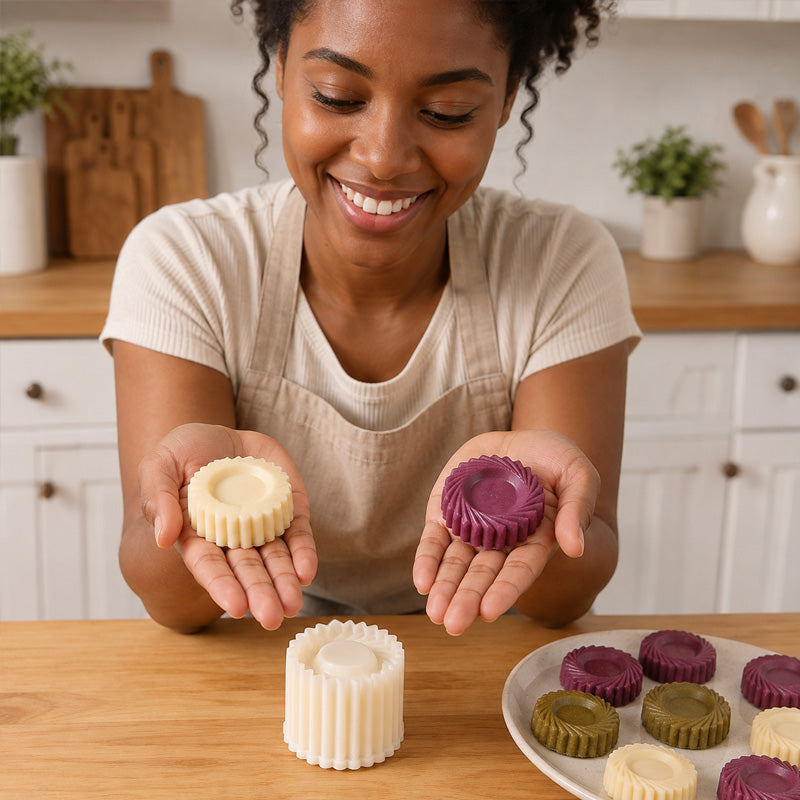 Moule à Pâtisserie Double Face 2-en-1 – 2 Motifs pour Desserts Maison