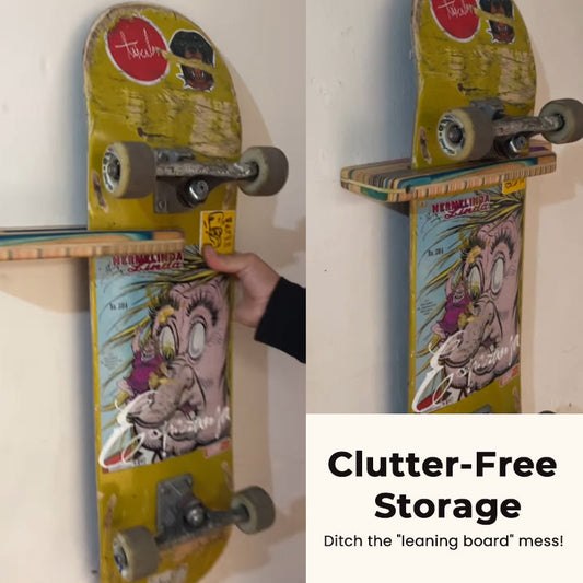 Étagère murale pour skateboard