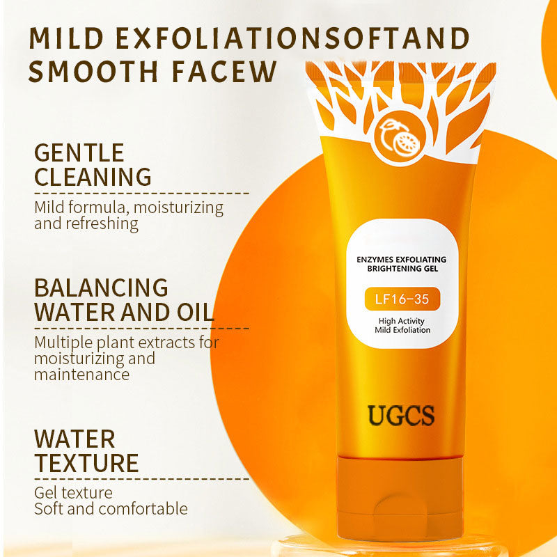 🧴 Exfolierande gel – Skonsam, synlig, kraftfull