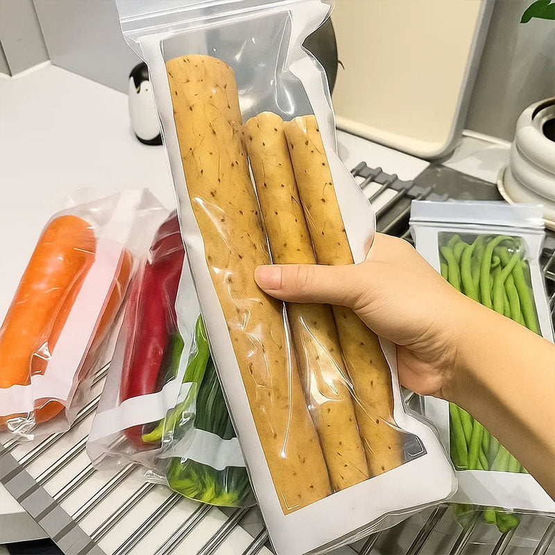 Extra långa konserveringspåsar för grönsaker