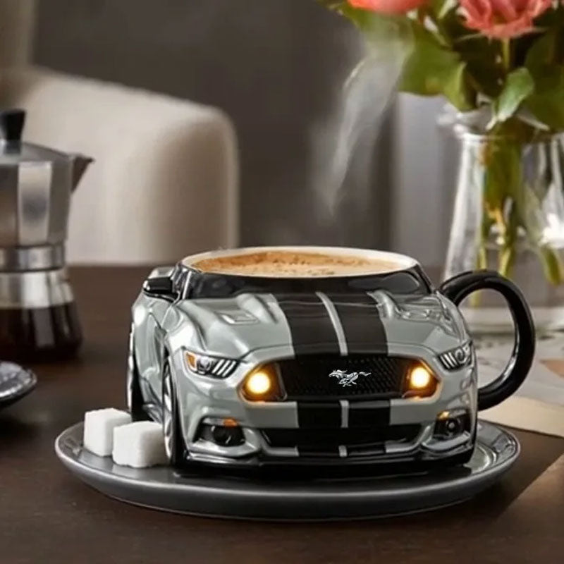 ☕Mugg formad som sportbil🚗/Sports car shape mug