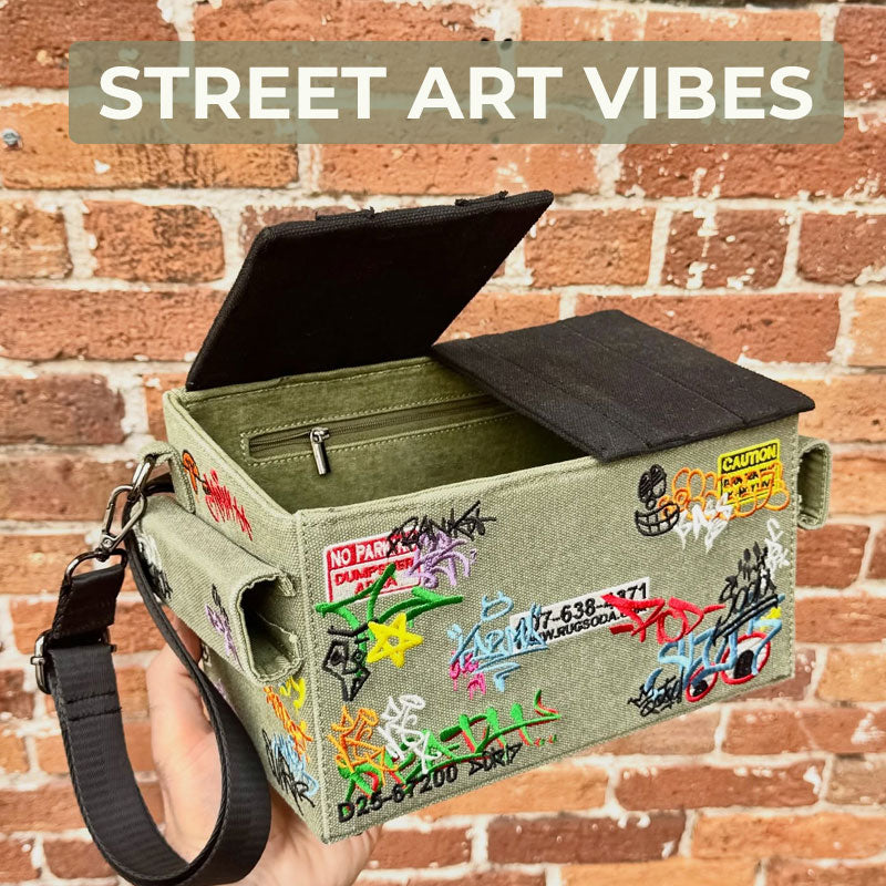 Urban Rebel Graffiti Axelväska 🎨🔥