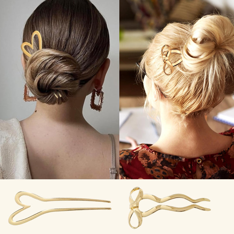 Elegant U-formade Hårpinnar