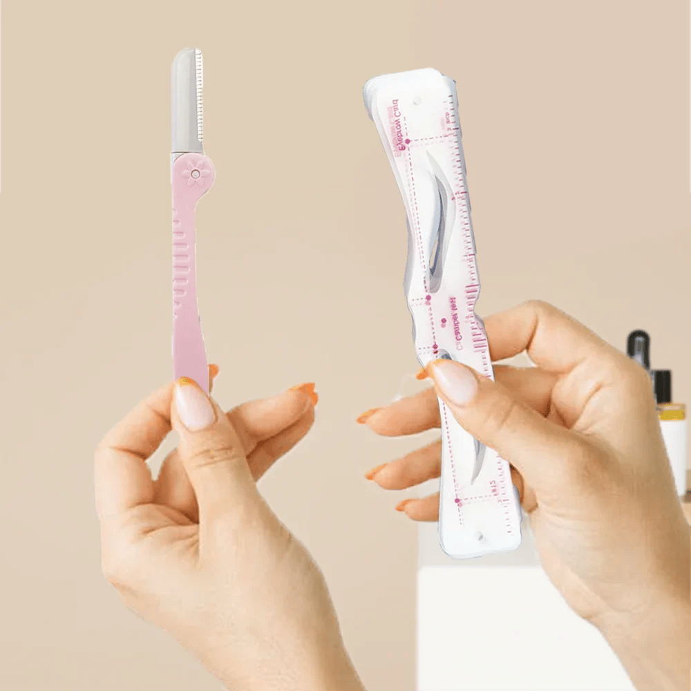 ✨ Kit de 12 Pochoirs à Sourcils – Des Sourcils Harmonieusement Dessinés en Quelques Gestes