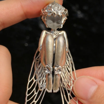 🔥❤️Pendentif « Ange silencieux »