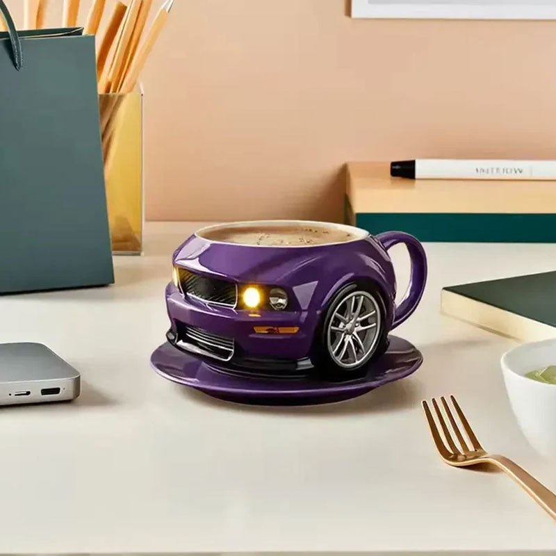 ☕Mugg formad som sportbil🚗/Sports car shape mug