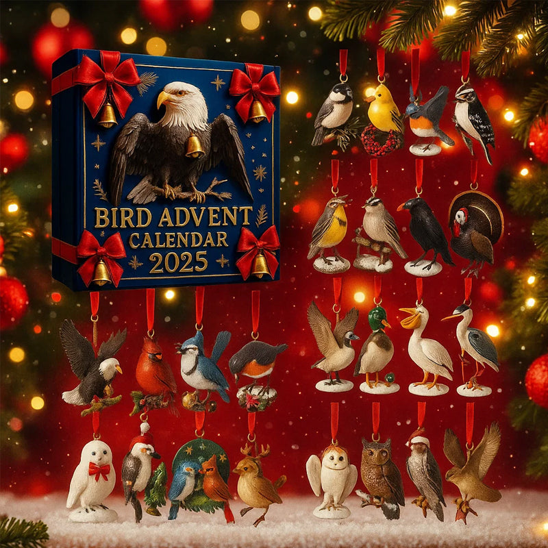 🐦 Adventskalender för fåglar 2025 — En befjädrad nedräkning till jul 🎄