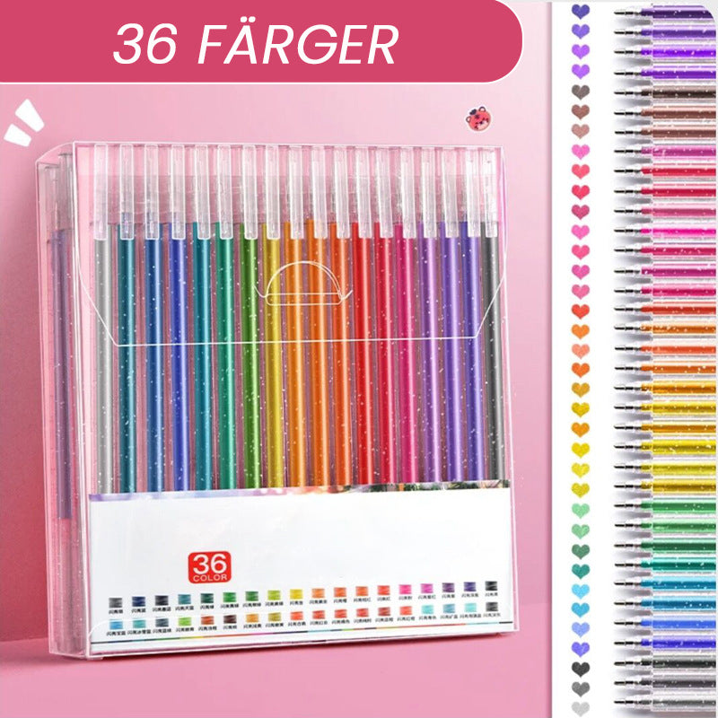 🎁2025 Rea nu—Metallisk, vibrerande, glittrande och färgglad penna/🎁2025 Hot Sale Now—Metallic Vibrant Sparkle Colorful Pen