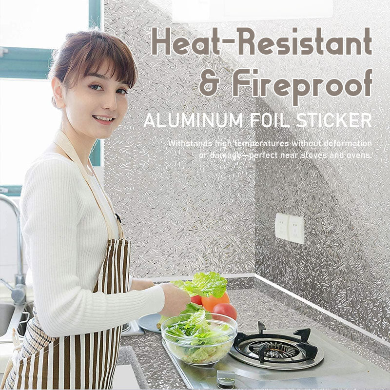Premium köksklistermärke i aluminiumfolie