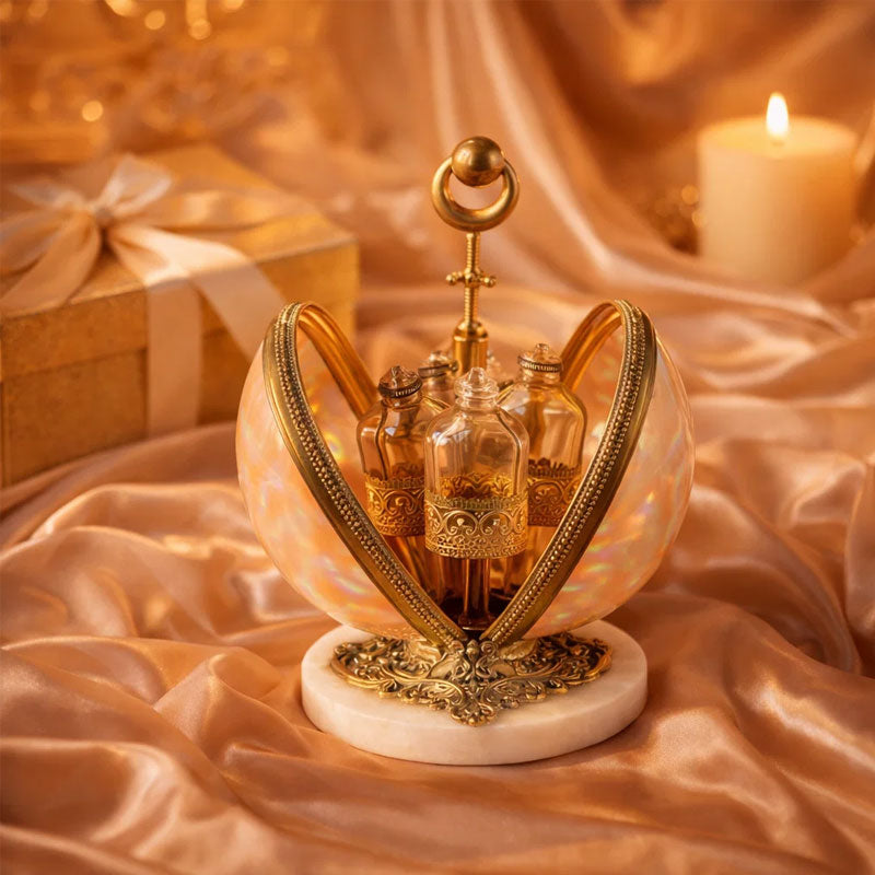 🕯 Présentoir à parfum vintage Shell