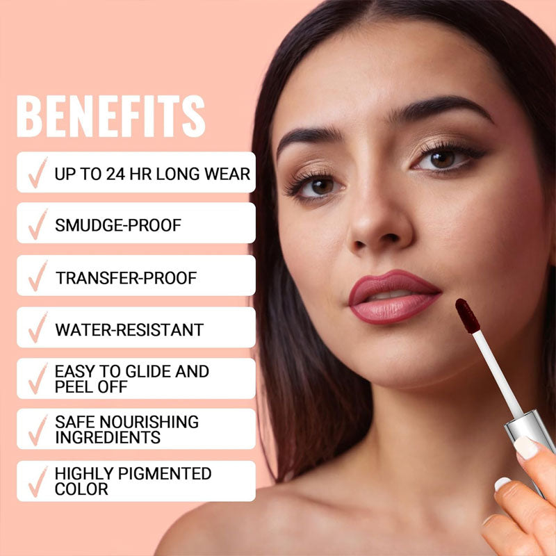 💋 Peel-off långvarig läppliner och glans