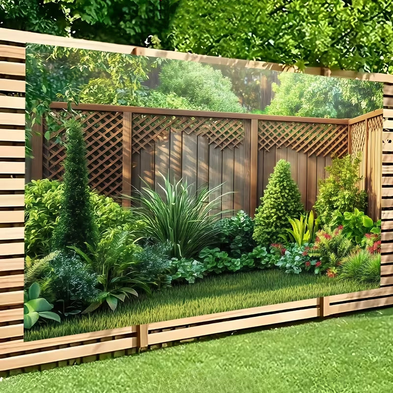 Décor mural jardin avec treillage en bois pour fête et coin photo